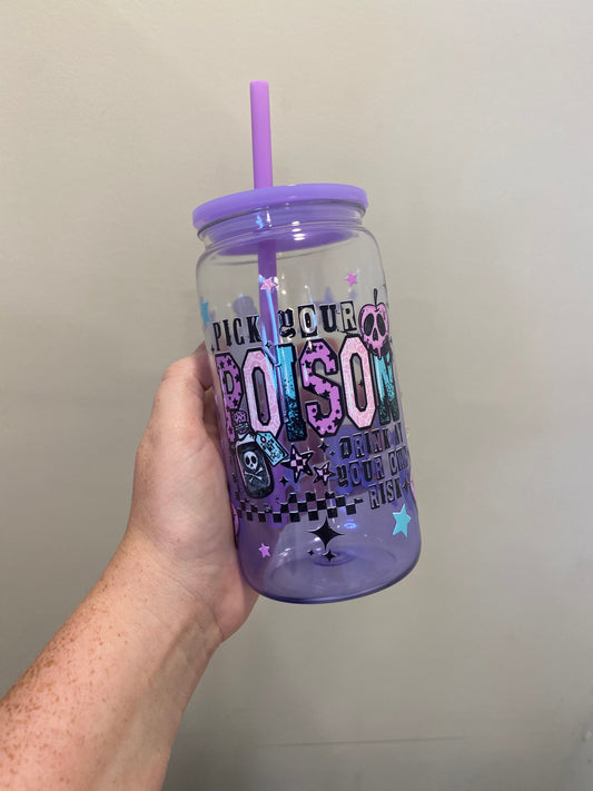 Ready to ship - 16oz plastic cup w/lid