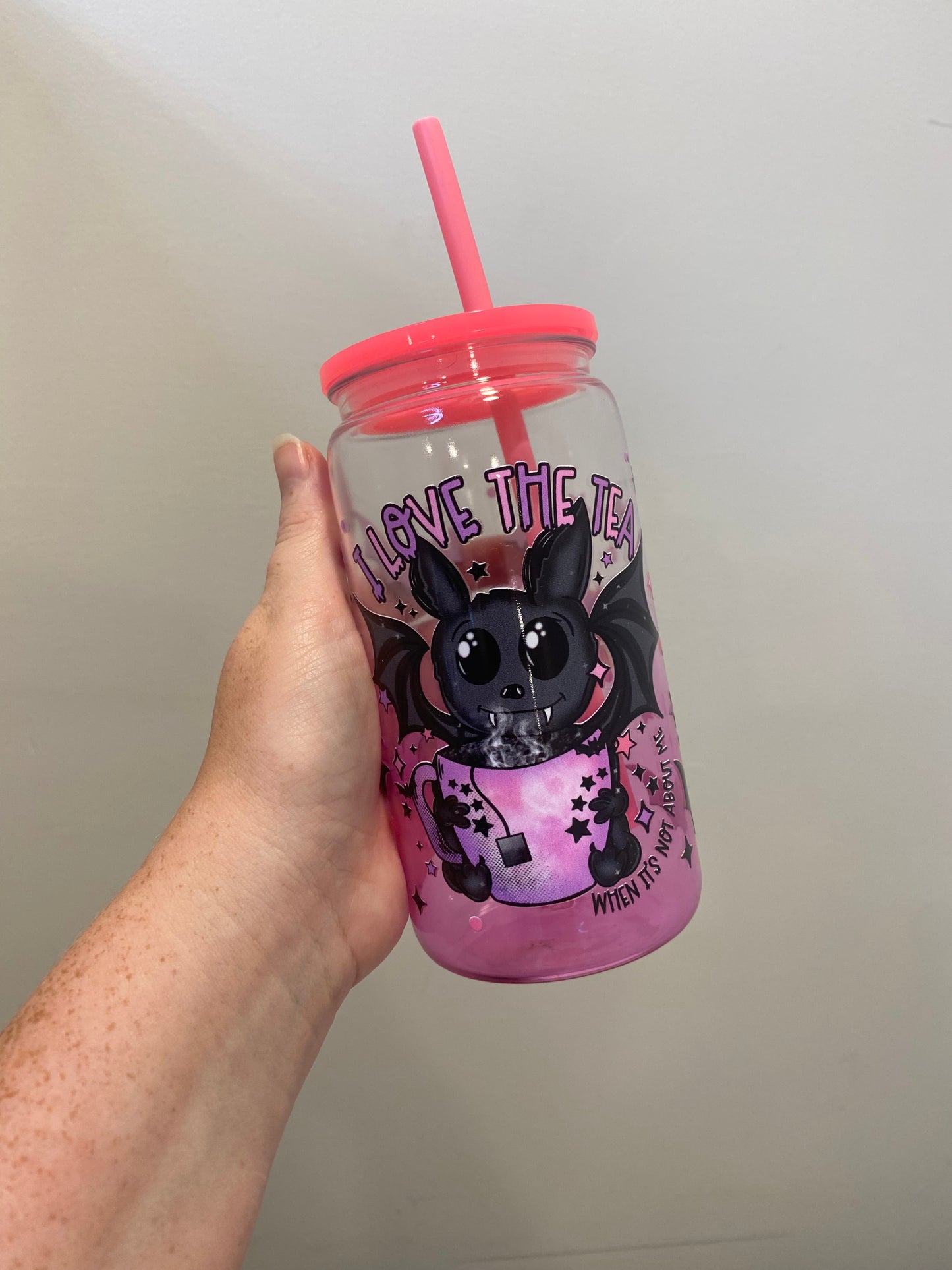 Ready to ship - 16oz plastic cup w/lid