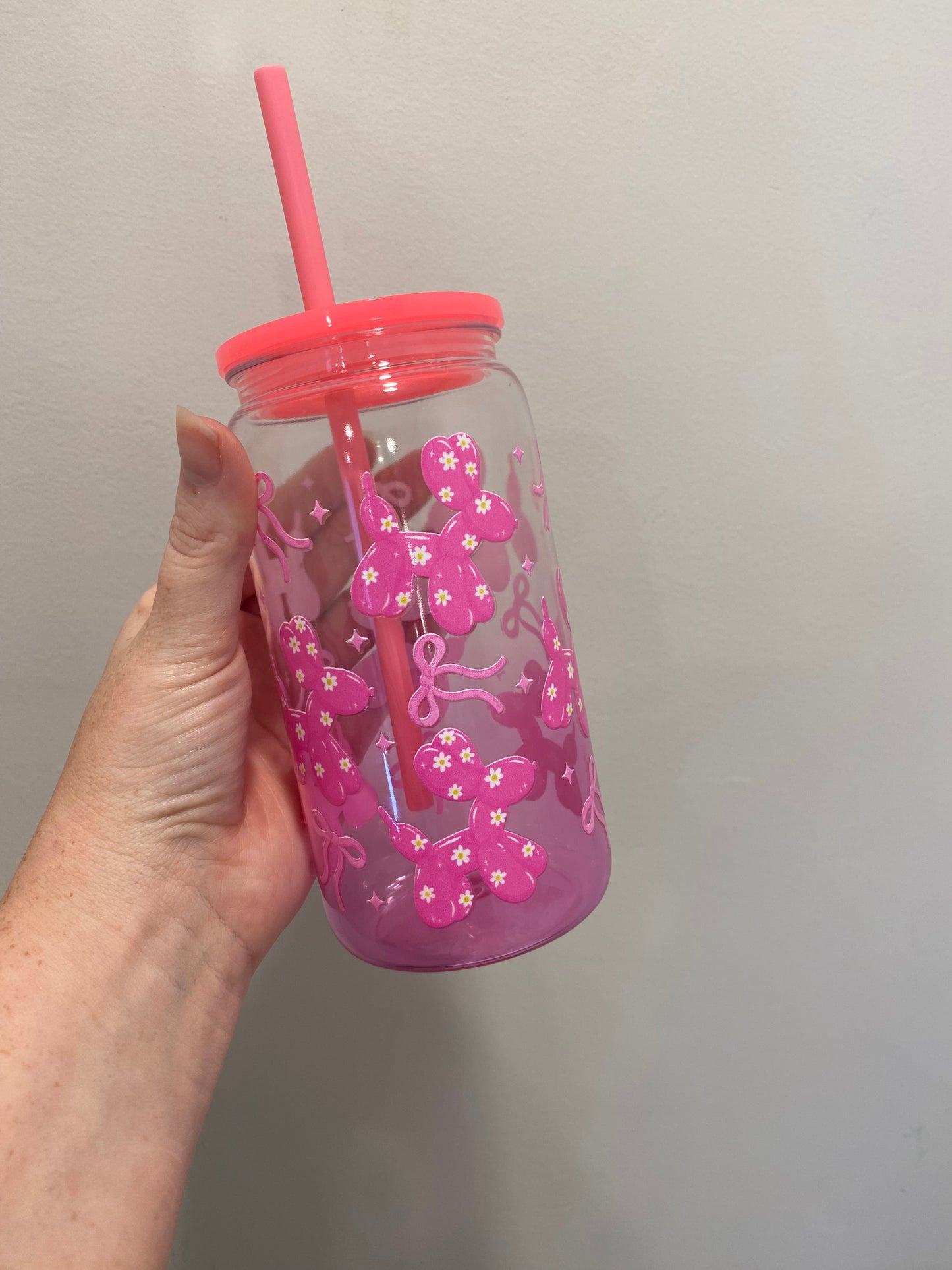 Ready to ship - 16oz plastic cup w/lid
