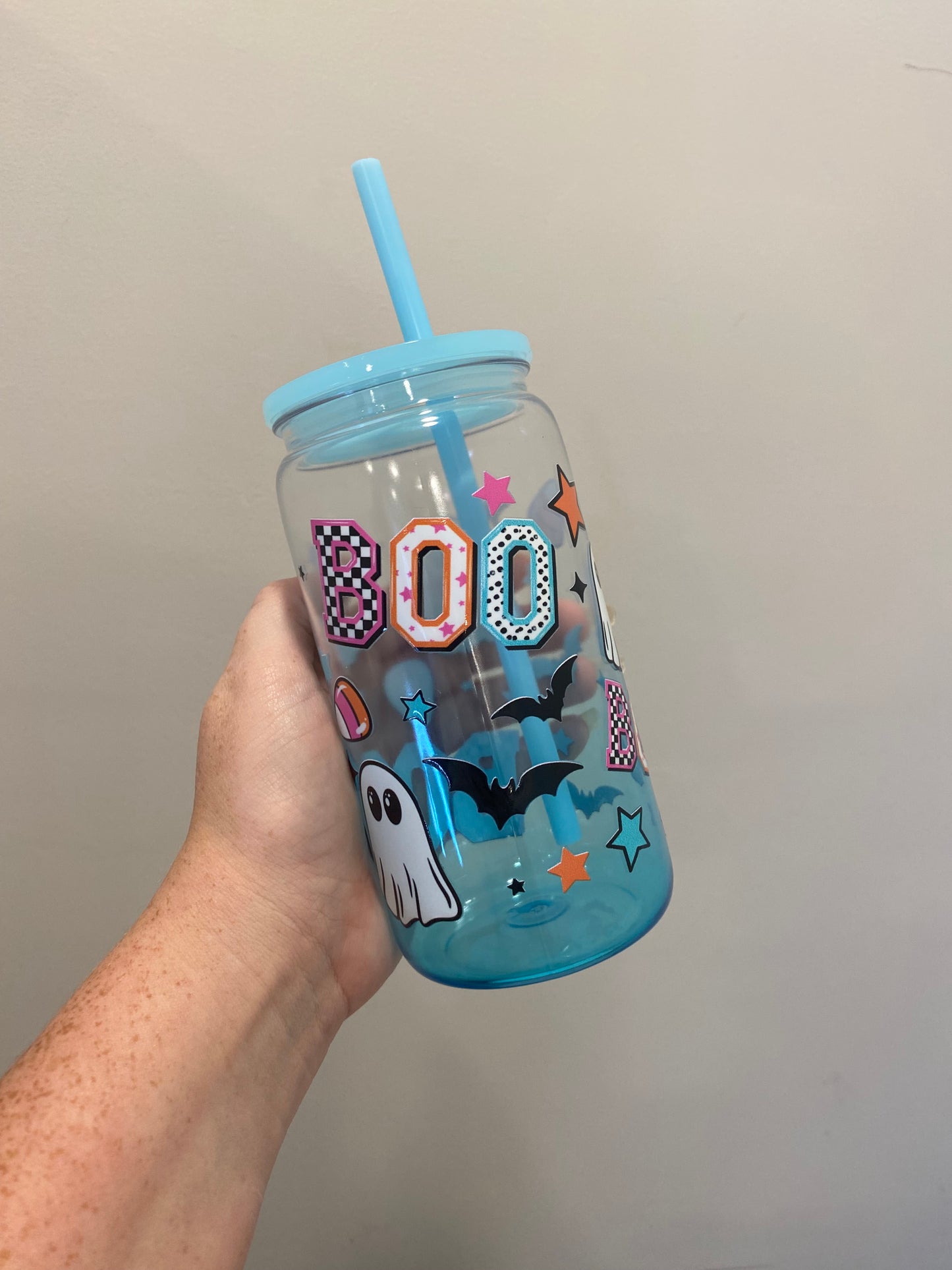 Ready to ship - 16oz plastic cup w/lid