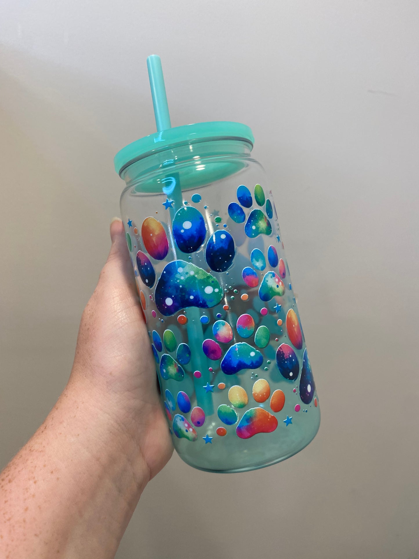 Ready to ship - 16oz plastic cup w/lid
