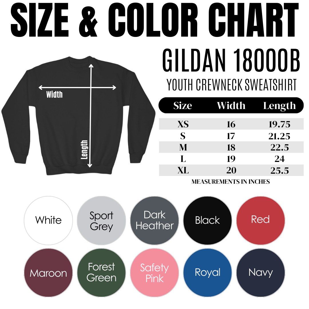 Build your own apparel - Toddler & Youth
