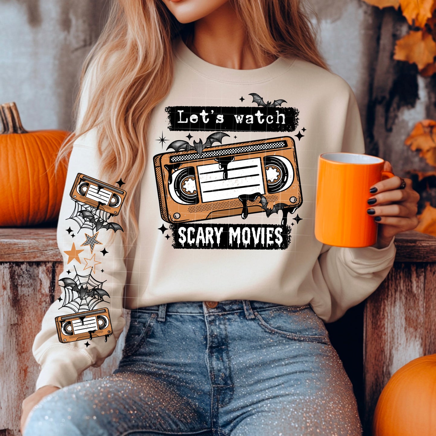 Lets watch scary movies - Graphic Apparel