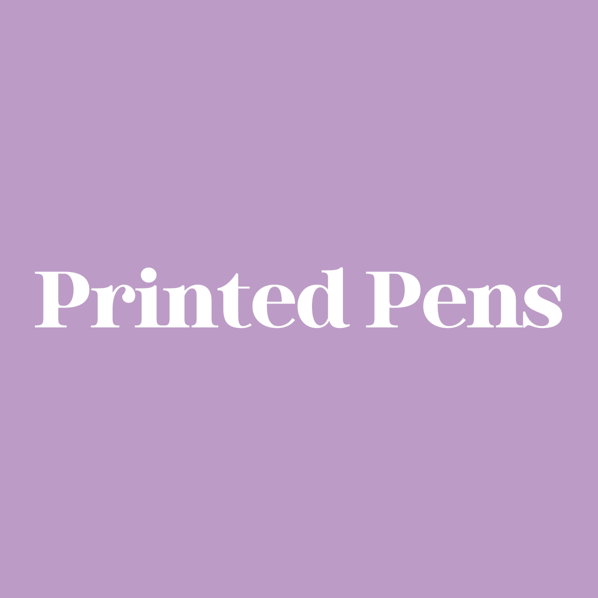 Printed Pens