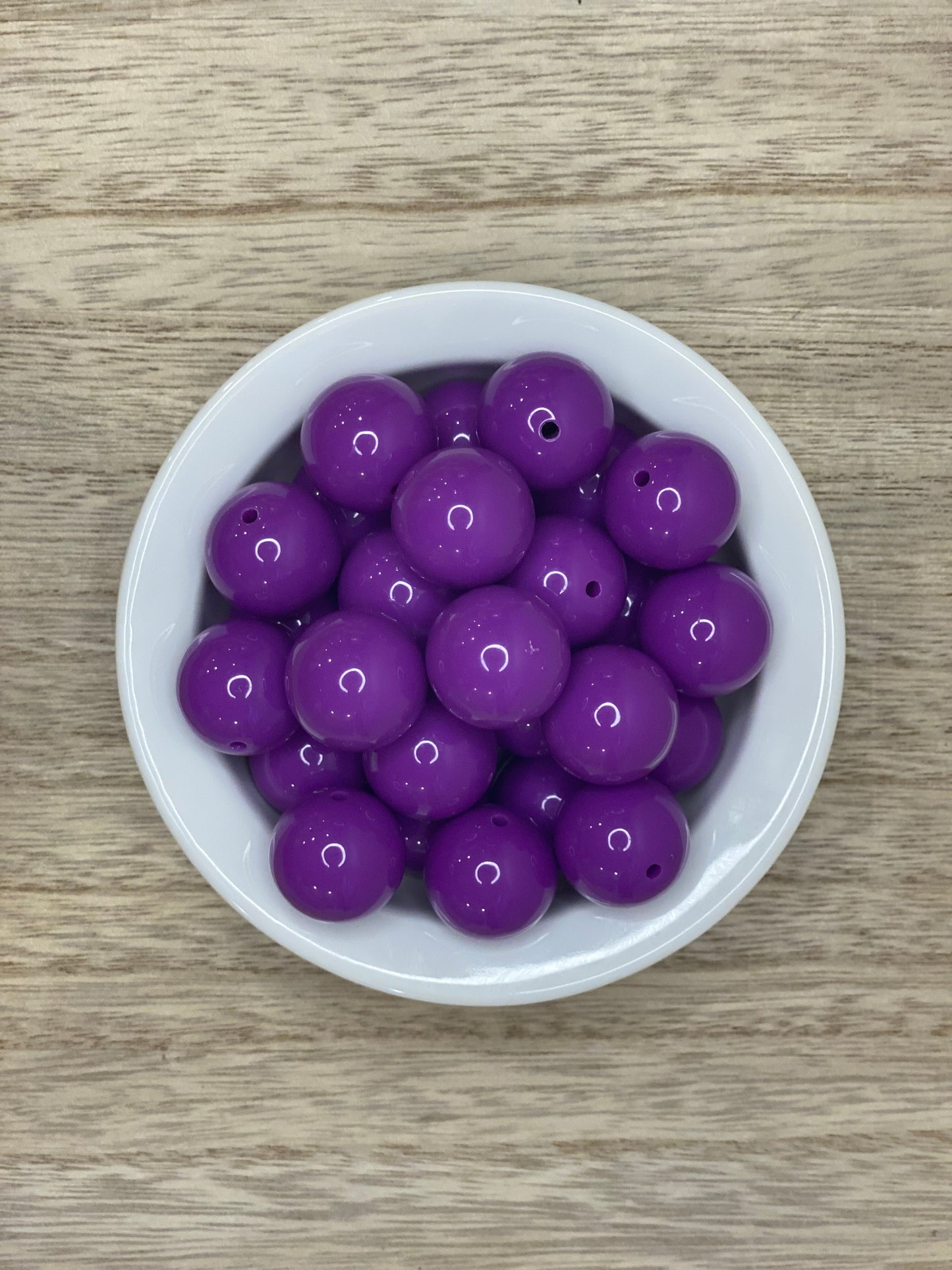 Purple - 20mm Acrylic Beads