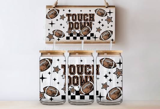 Touch Down - 16oz cup w/lid