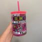 Ready to ship - Glass Mugs w/ handle and lid
