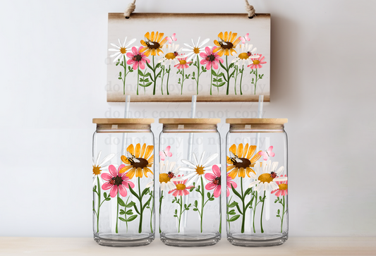Wildflower - 16oz cup w/lid