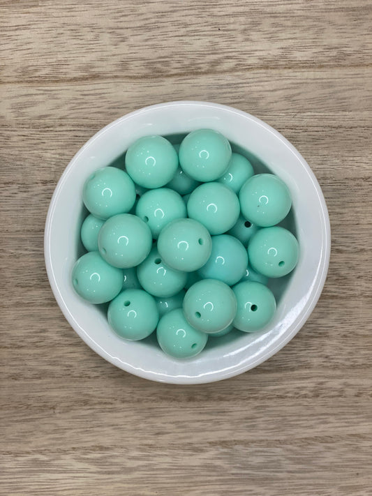 Mint - 20mm Acrylic Beads