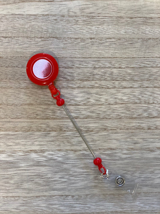 Red - Badge Reel Bars