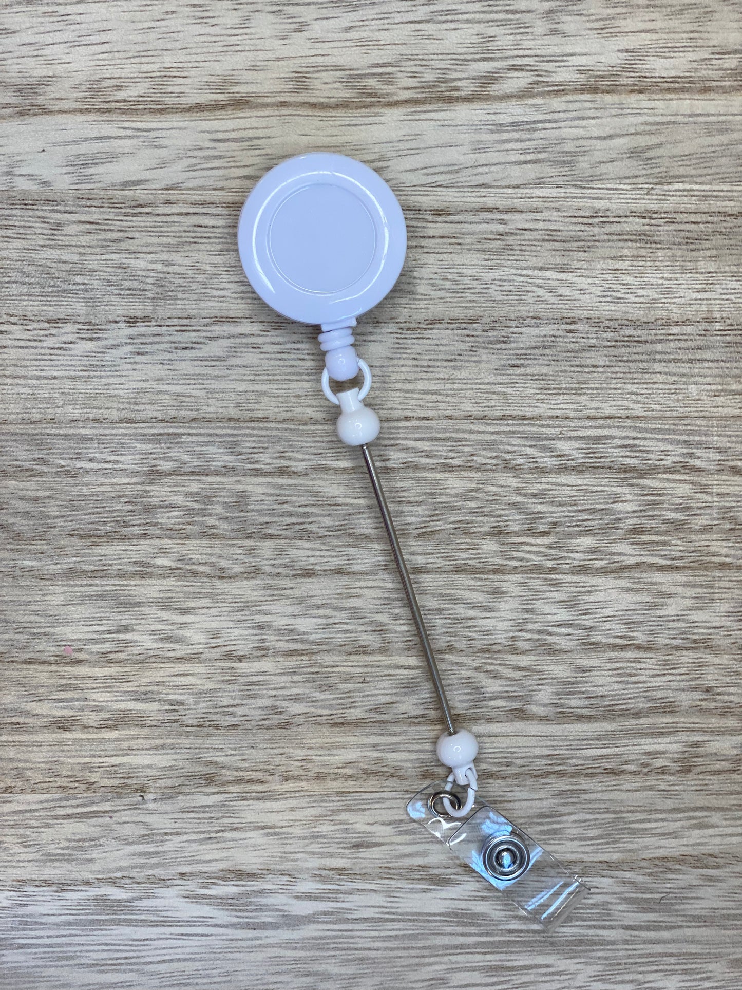 White - Badge Reel Bars