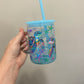 Ready to ship - Glass Mugs w/ handle and lid