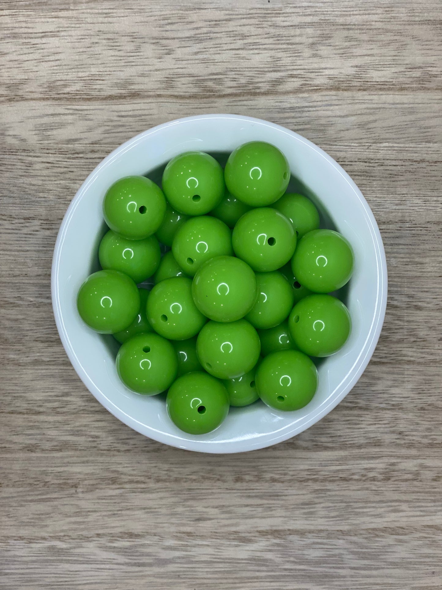 Green Apple - 20mm Acrylic Beads