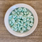 #60 Green Marble - Lentil 12mm