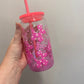 Ready to ship - 16oz plastic cup w/lid