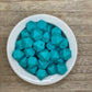 #1 Turquoise- Solid Hexagon 14mm