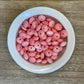 #61 Pink/Red Marble - Lentil 12mm