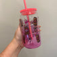 Ready to ship - 16oz plastic cup w/lid