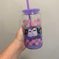Ready to ship - 16oz plastic cup w/lid
