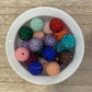 20 pack mix bags - Rhinestone Beads 20mm