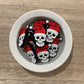 Skull with Santa Hat - Focal