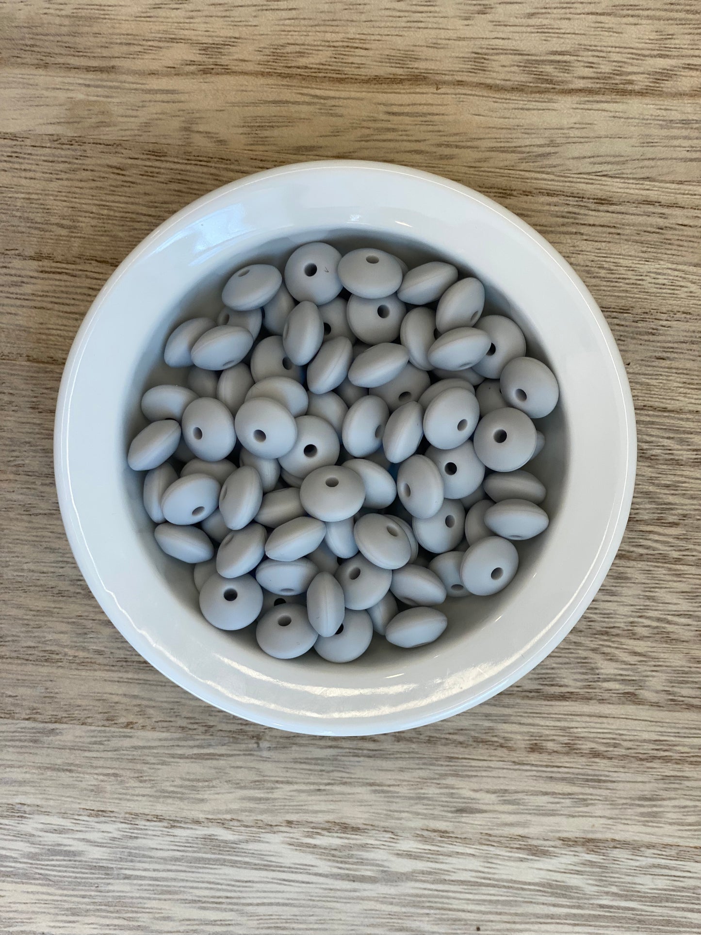 #83 Ash Grey - Lentil 12mm