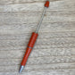 #5 Orange Glitter - Plastic Solid Pen Blank