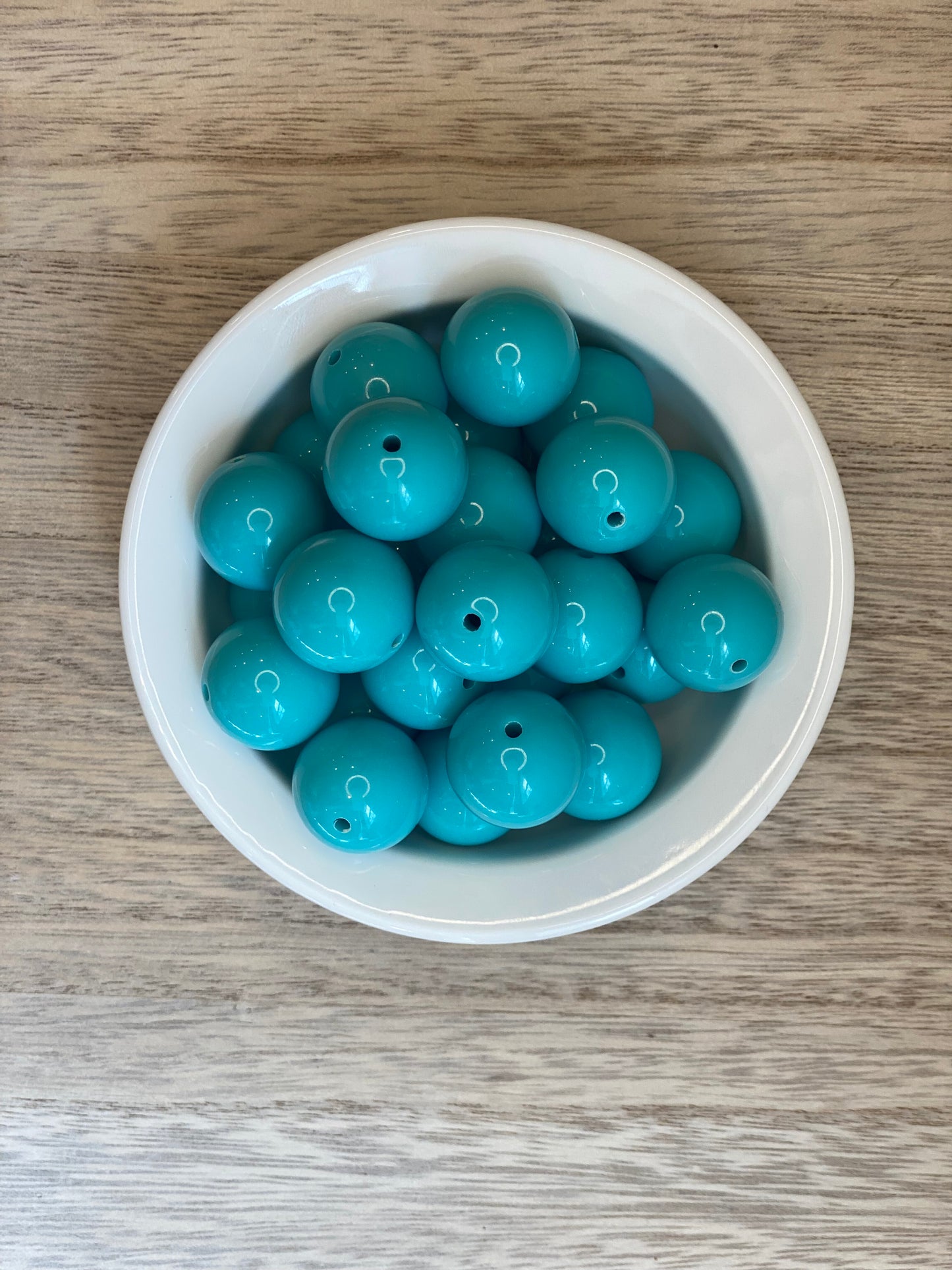 Turquoise - 20mm Acrylic Beads