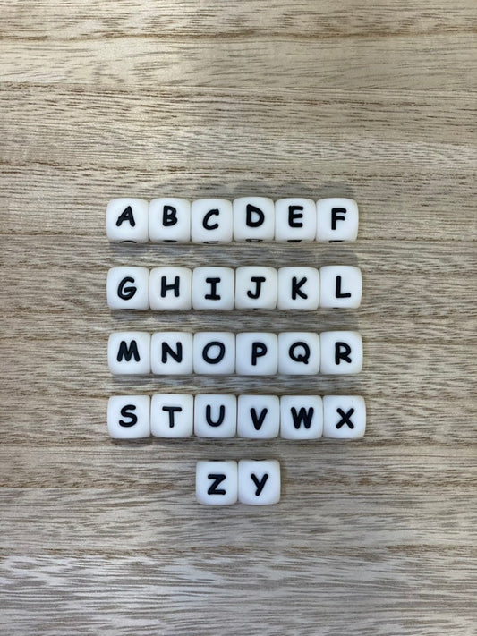 A-Z - White Letters 12mm