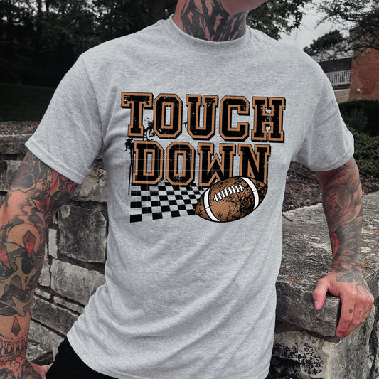 Touch Down Checkered - Graphic Apparel